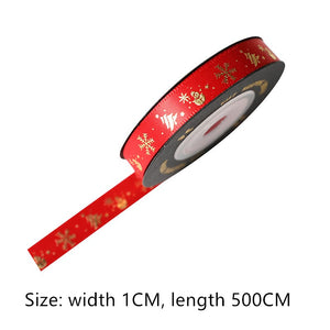 Christmas wrapping ribbon