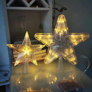 Battery Box Five-pointed Star Christmas Decoration Small Lantern