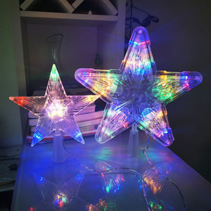 Battery Box Five-pointed Star Christmas Decoration Small Lantern