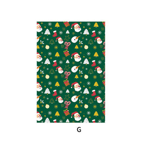 Christmas Flowers Gift Gifts Cake Candy Kraft Wrapping Paper